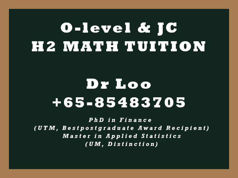 O-level A-math Home Tuition in Singapore