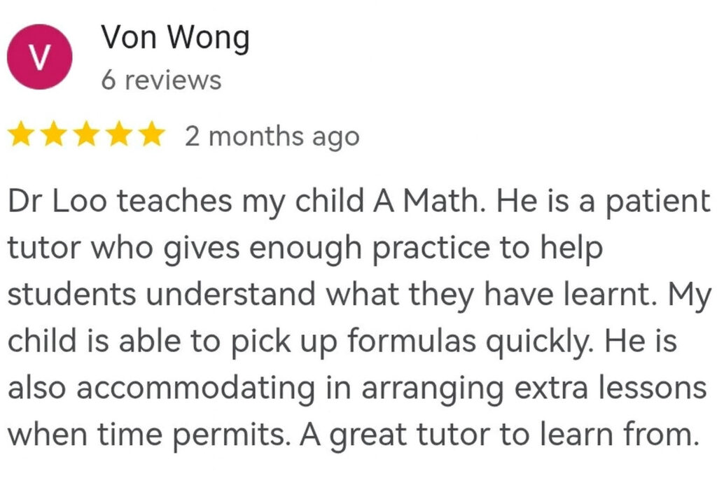 singapore_o_level_a_math_review for math tutor